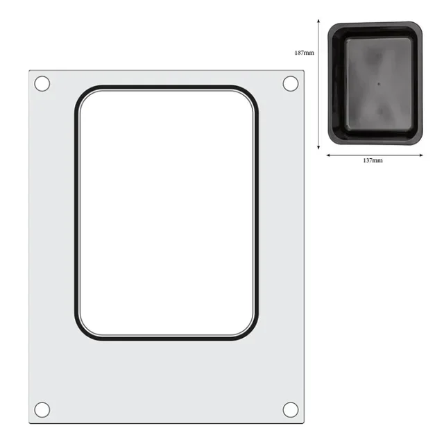 Heat Sealing Plate for Manual Vacuum Sealer - 187 x 137 mm