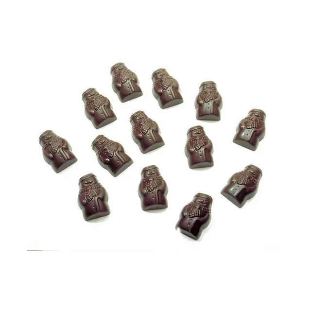 Forma de Chocolate Boneco de Neve – 40 Moldes