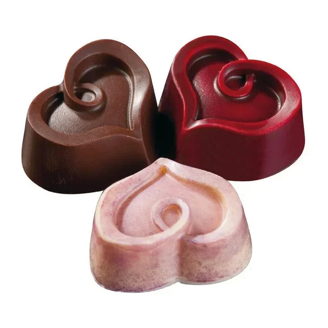 Forma de Chocolate Coração – 30 Moldes Personalizáveis