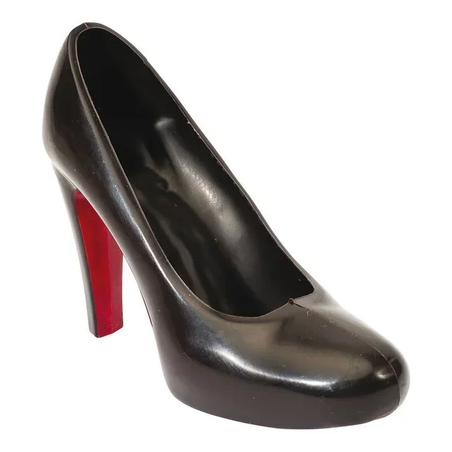 Placa Decorativa Sapato de Salto em Chocolate - Dupla Impressão - Amargo ou ao Leite