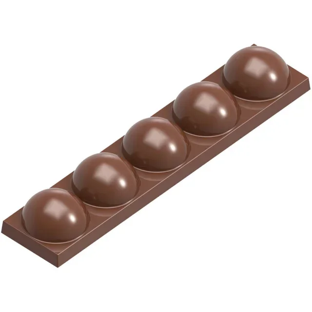 Mini-Riegel Schokoladen Kugel Form - 8 Hohlräume