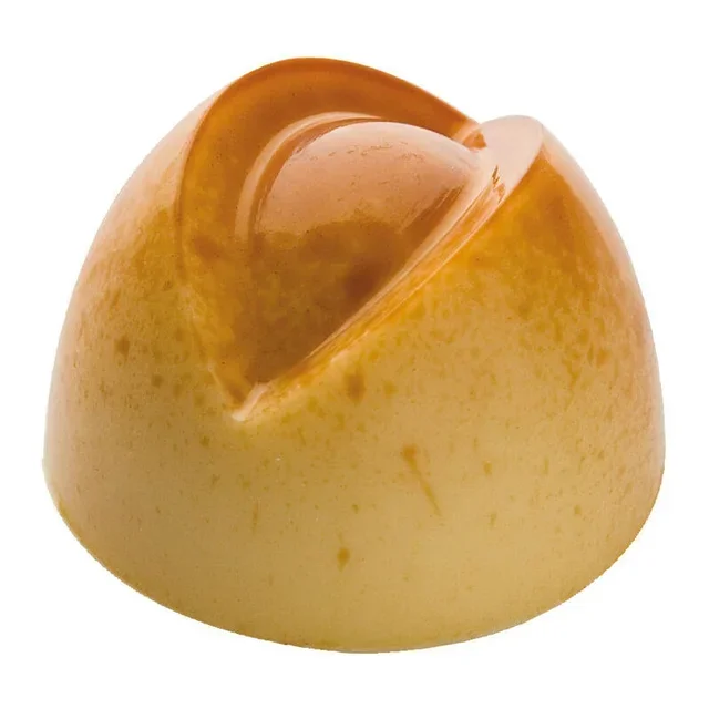 Pomponette Schokoladenform mit Schlitz - 24 Abdrücke - Durchmesser 28 mm