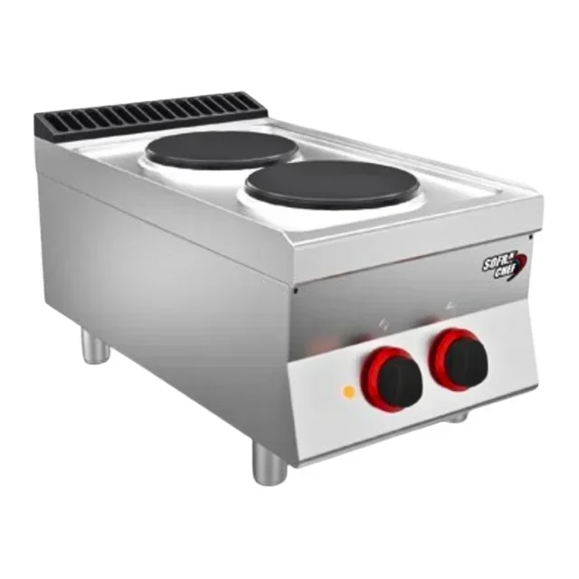 SOFRACHEF Electric Cooking Plate - Double Burner - 5200 W