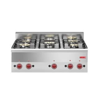 Gas Cooking Plate 5 Burners 60 cm Countertop