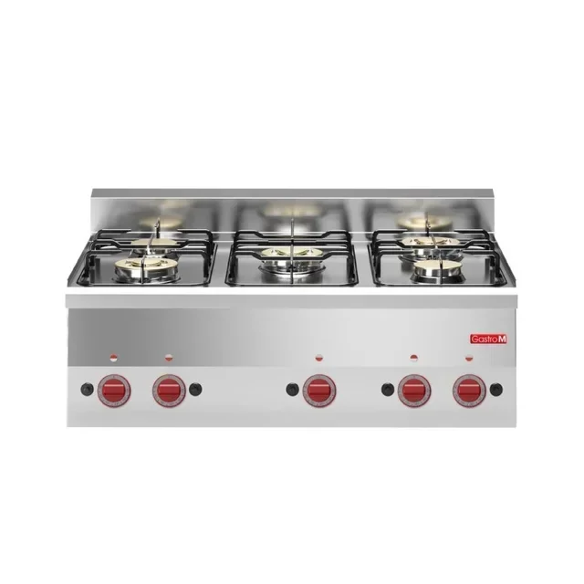 Gas Cooking Plate 5 Burners 60 cm Countertop