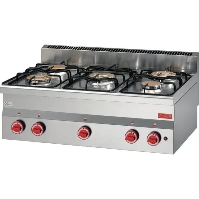 Gas Cooking Plate 5 Burners 60 cm Countertop