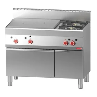Cocina a Gas 650 con 2 Quemadores Rápidos y Horno a Gas con Puerta Cerrada 650