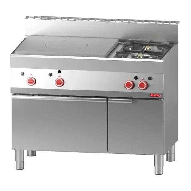 Gas Cooking Range 650 with 2 Fast Burners and Gas Oven with Closed Door 650