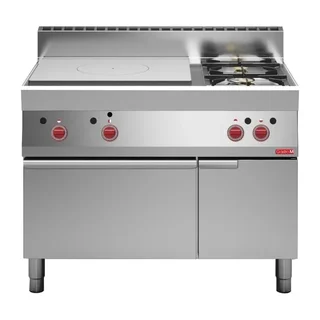 Cocina a Gas 650 con 2 Quemadores Rápidos y Horno a Gas con Puerta Cerrada 650