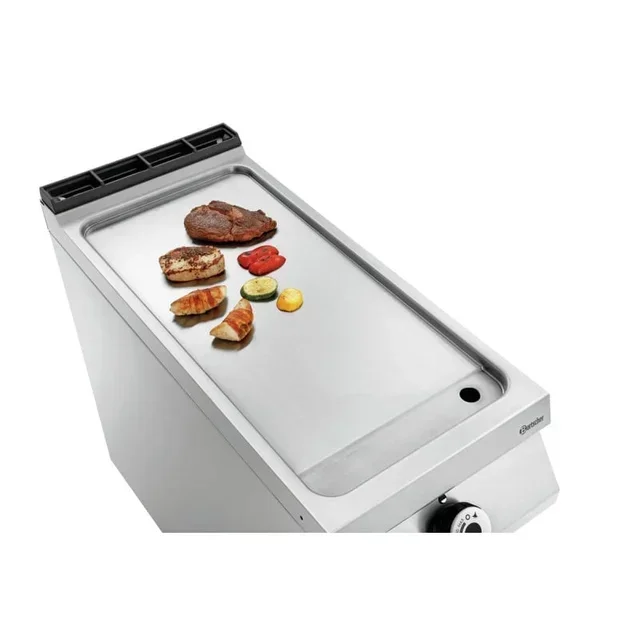 Smooth Snack Cooking Plate - Depth 400 mm - Gas Powered