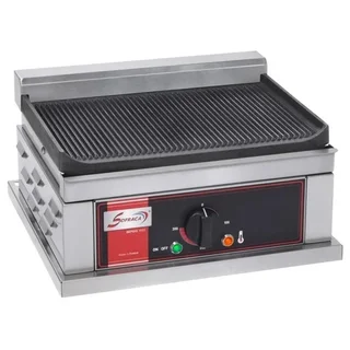 Plaque de Cuisson Rainurée Professionnelle pour Hamburgers