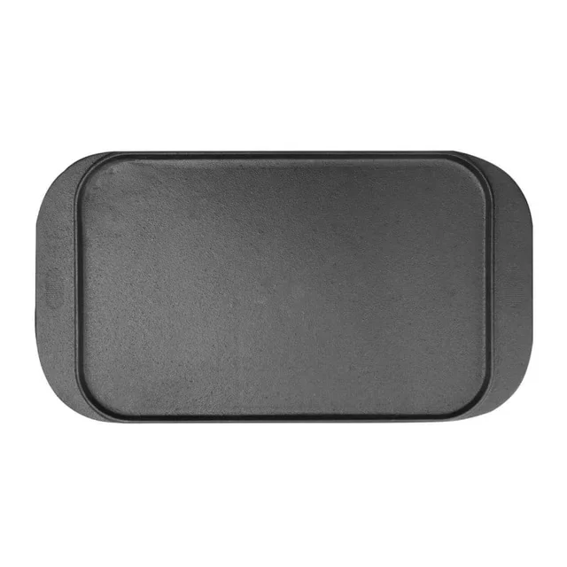 Plancha de Cocina Reversible de Hierro Fundido - 48,2 x 26 cm