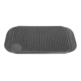 Plancha de Cocina Reversible de Hierro Fundido - 48,2 x 26 cm