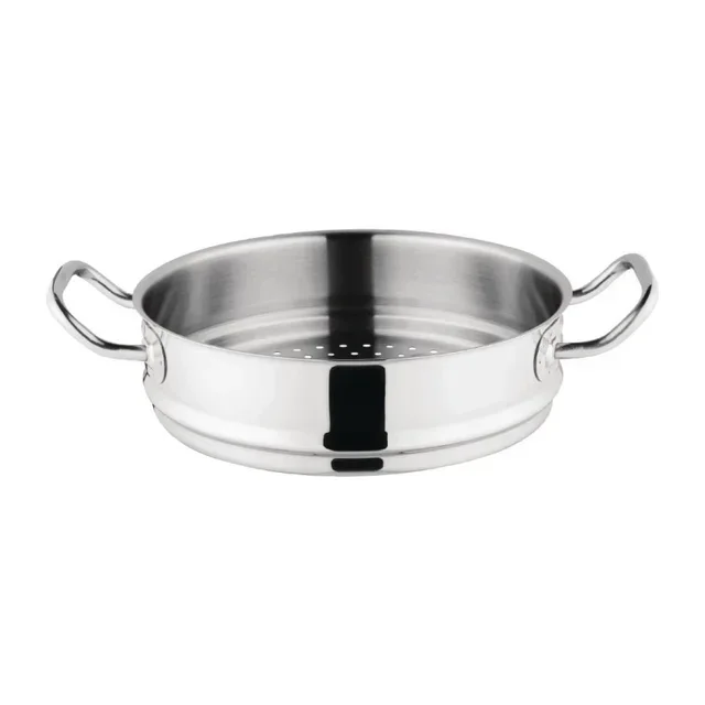 Piatto a Vapore in Acciaio Inox Ø 24 cm - Compatibile con Cuocivapore