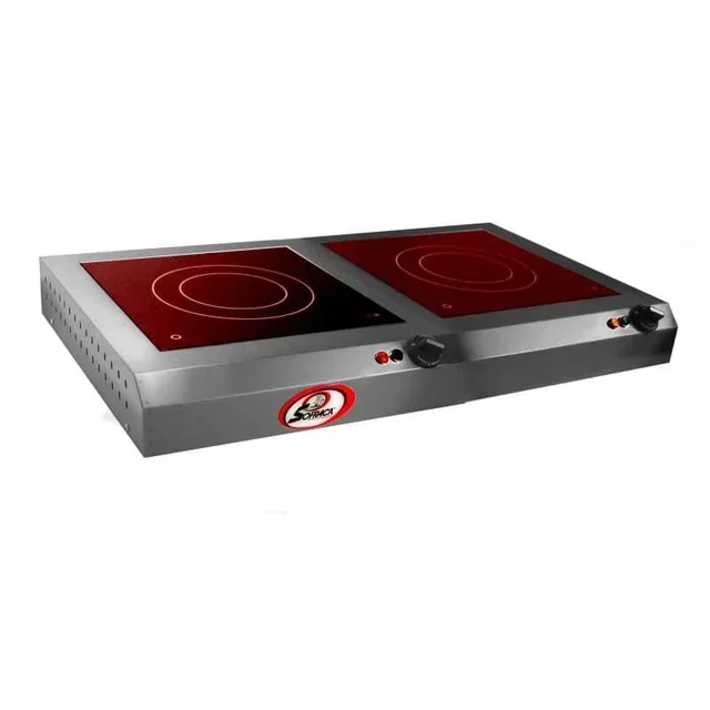 Plaque de Cuisson Vitrocéramique 2 Feux Haute Puissance