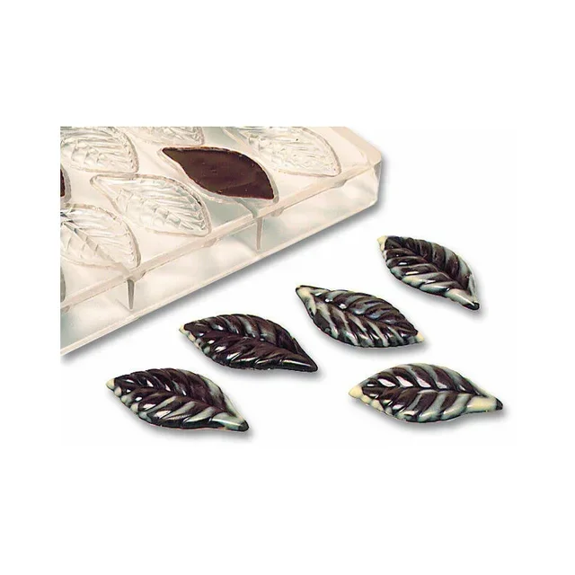 Chocolate Decoration Plaque - Leaf Pattern - 21 Moulds
