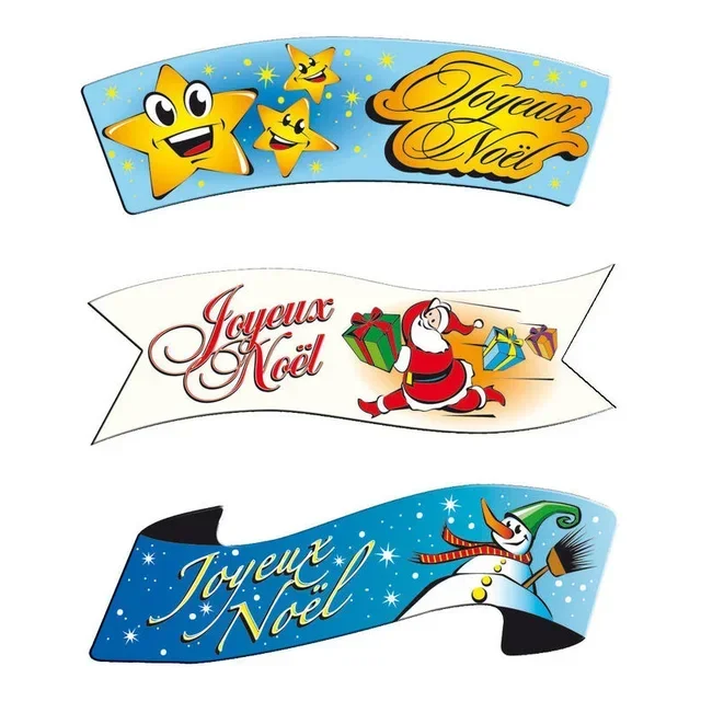 Plato Decorativo Feliz Navidad - 24 Piezas