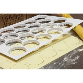 Placa de Cortadores Redondos Estriados 72 Huellas Ø 45 mm