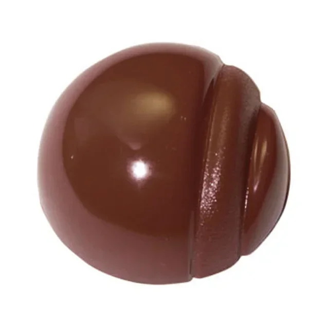 Halbkugel-Riffel-Schokoladenform - 28 Mulden - Durchmesser 32 mm