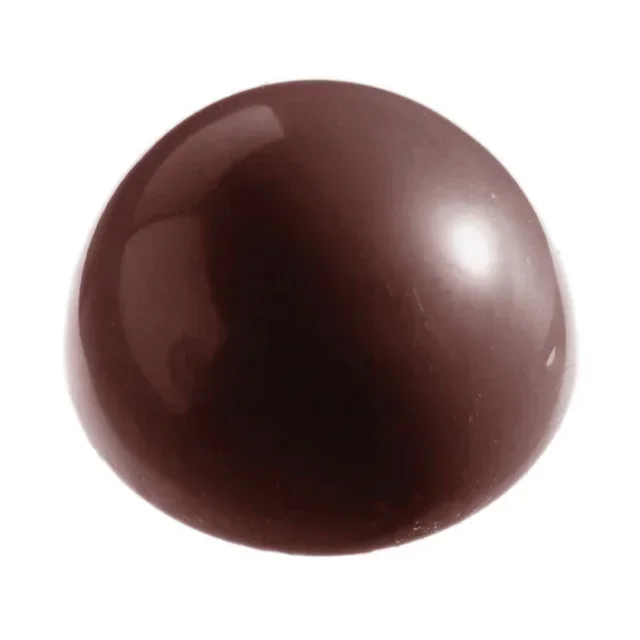 Halbkugel-Schokoladenform - 6 Mulden - Durchmesser 70 mm