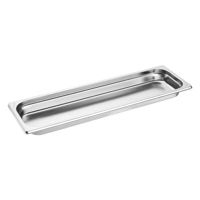 Gastronorm Stainless Steel Tray 2/4 - Height 4 cm