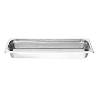 Contenitore Gastronorm Acciaio Inox 2/4 - Profondità 6,5 cm