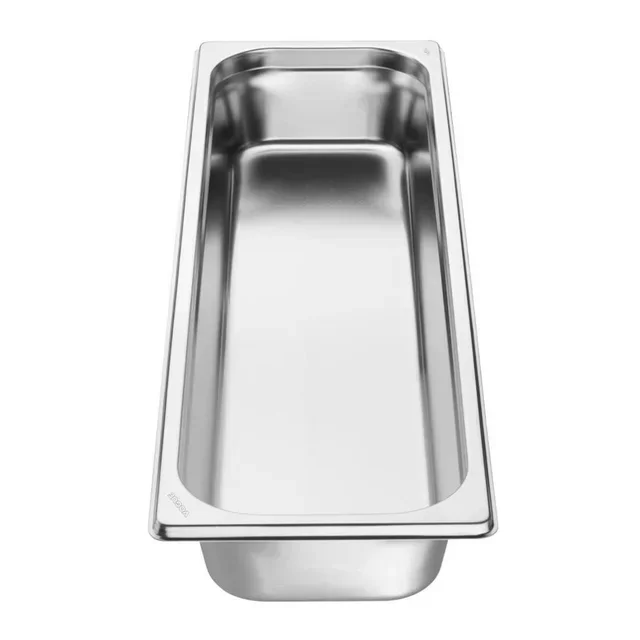 Contenitore Gastronorm Acciaio Inox 2/4 - Profondità 6,5 cm