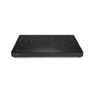 Double Induction Hob 2 Burners Black Line