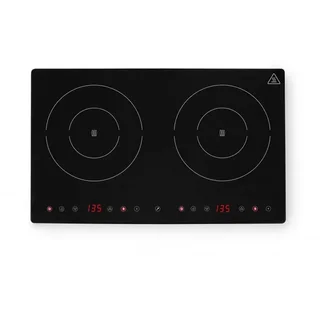 Double Induction Hob 2 Burners Black Line