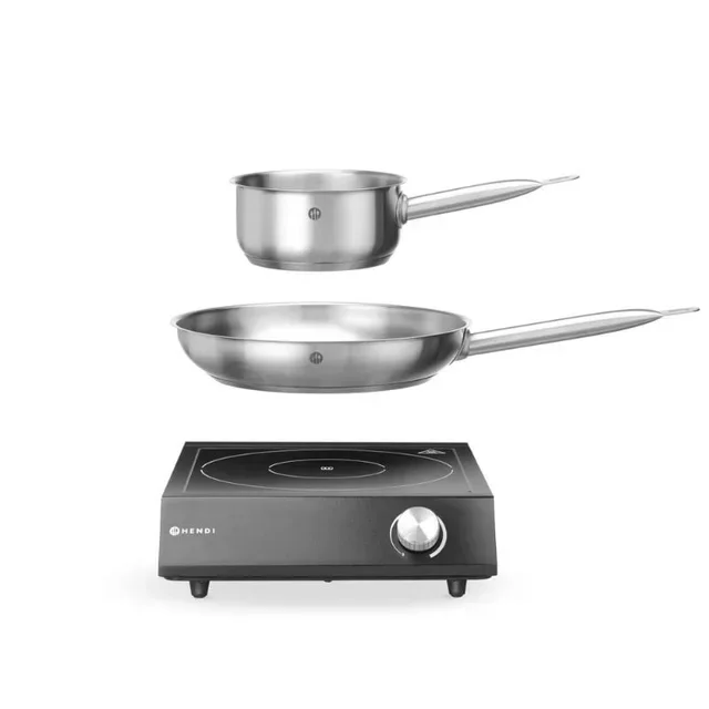 3500W Induction Cooktop with Cookware Set - Pot and Pan Included