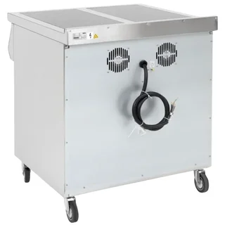 Professional 4-Burner Induction Hob with Base - 3-Phase 400V