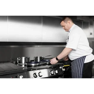 Professional 4-Burner Induction Hob with Base - 3-Phase 400V