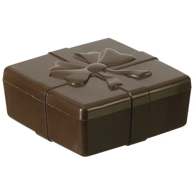 Chapa para Molde Quadrado Chocolate Fita - Dupla Impressão