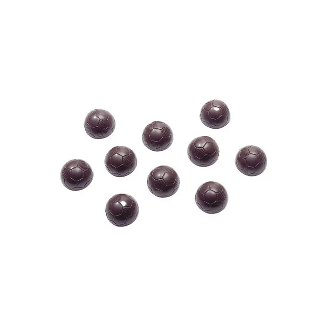 Molde de Chocolate Mini Balones de Fútbol - 40 Cavidades - Diámetro 25 mm