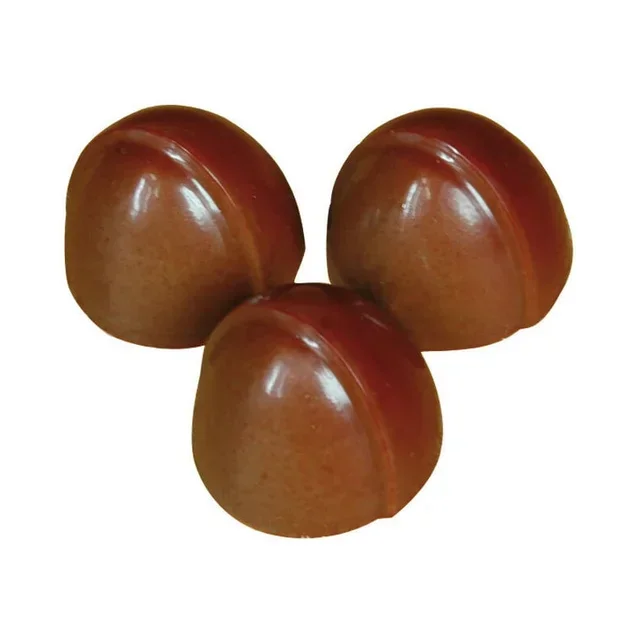 Asymmetrische Pomponette Schokoladenform 24 Abdrücke ⌀ 28 mm