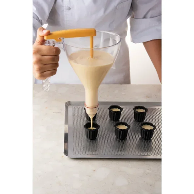 Placca di Pasticceria in Alluminio Perforata 530x325 mm - Maglia Fine