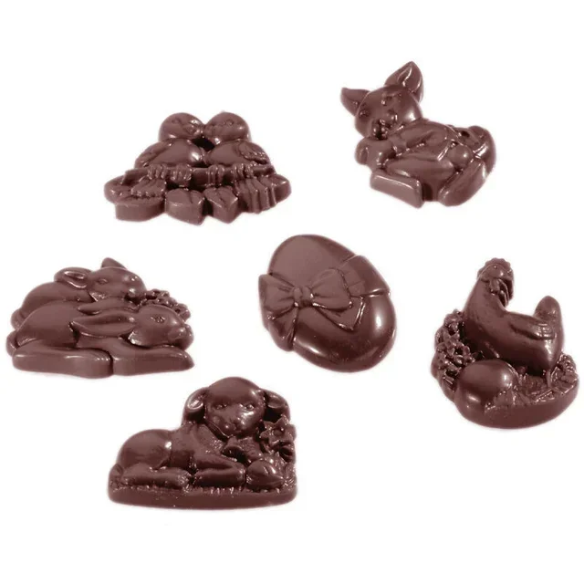 Easter Chocolate Frying Plate 18 Molds Pastry Mould