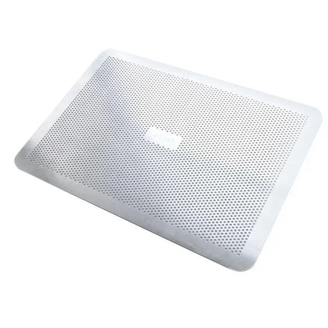 Chapa de Cozinha Perfurada Alumínio 300x400 mm - Sem Borda para Confeitaria