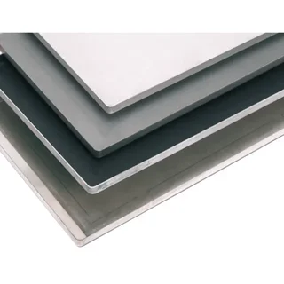 Backblech Blaustahl - Gastronorm-Format 600x400 mm - Gerade Kanten