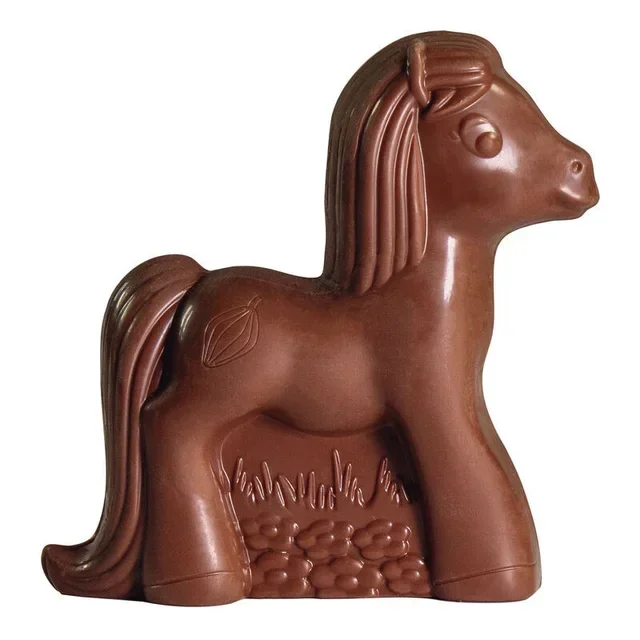 Placa de Chocolate Pônei - Molde 20 Empreintes
