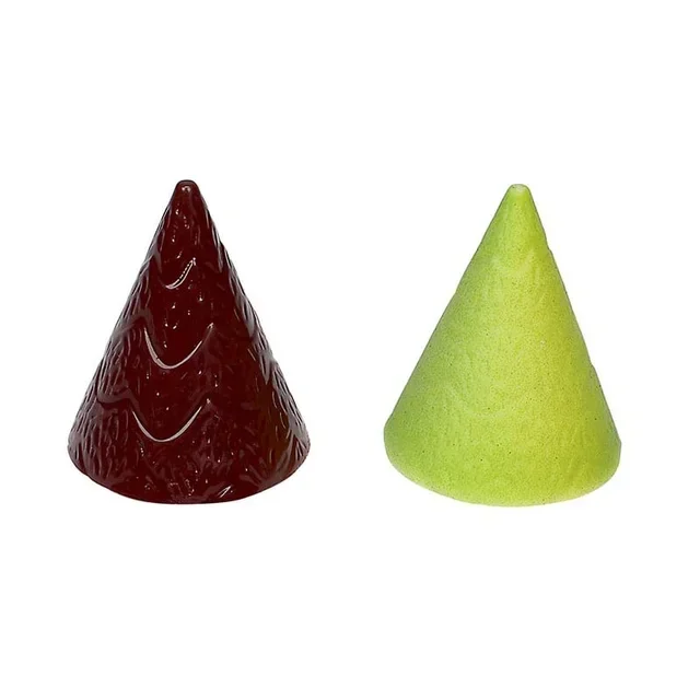 Placa de Moldagem Mini Cone Chocolate - 24 Cavidades - Diâmetro 30 mm