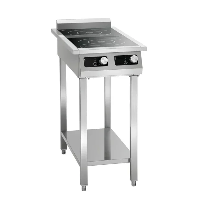 Portable 2-Burner Induction Cooktop with Stand