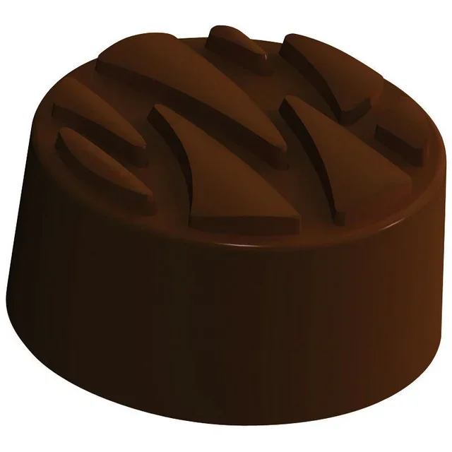 Chocolate Relief Mould 18 Round Moulds ⌀ 28 mm