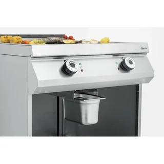 Professional Smooth Snack Grill - 80 cm Width - Electric
