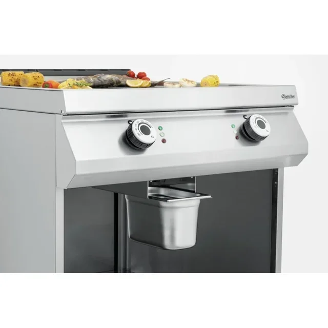 Professional Smooth Snack Grill - 80 cm Width - Electric