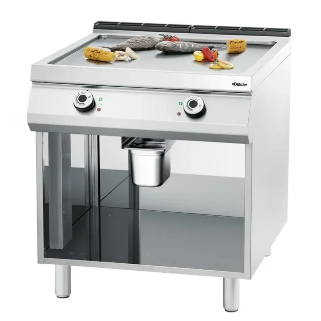 Professional Smooth Snack Grill - 80 cm Width - Electric