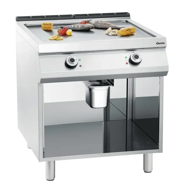 Professional Smooth Snack Grill - 80 cm Width - Electric