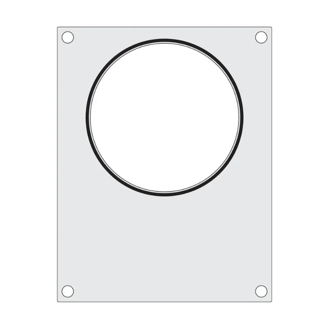 Plaque de Soudure pour Machine à Sceller Manuelle - 1 Emplacement Circulaire