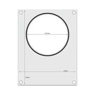 Placa Aquecedora para Seladora Manual - 1 Cavidade Circular