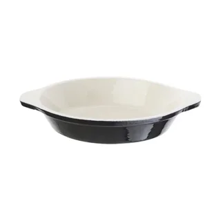 Travessa para Gratinar Redonda Preta 750 ml